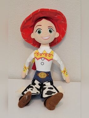 Disney Jessie Plush Doll with Red Hat and Cowboy Outfit